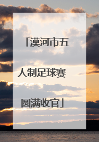 漠河市五人制足球赛圆满收官