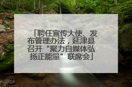 聘任宣传大使、发布管理办法，延津县召开“聚力自媒体弘扬正能量”联席会