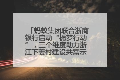蚂蚁集团联合浙商银行启动“栀梦行动”，三个维度助力浙江下姜村建设共富示范区示范点