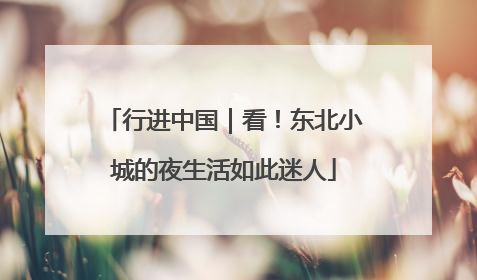 行进中国｜看！东北小城的夜生活如此迷人