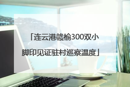连云港赣榆300双小脚印见证驻村巡察温度