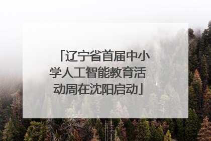 辽宁省首届中小学人工智能教育活动周在沈阳启动