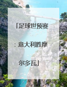 足球世预赛：意大利胜摩尔多瓦