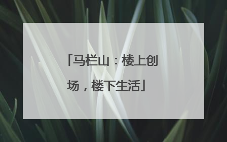 马栏山：楼上创场，楼下生活