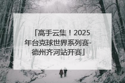高手云集！2025年台克球世界系列赛-德州齐河站开赛