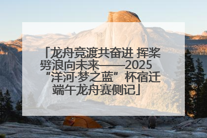 龙舟竞渡共奋进 挥桨劈浪向未来——2025“洋河·梦之蓝”杯宿迁端午龙舟赛侧记