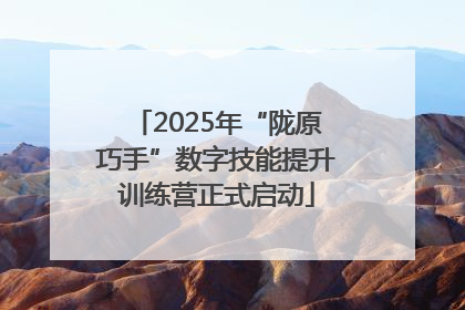 2025年“陇原巧手”数字技能提升训练营正式启动
