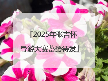 2025年张吉怀导游大赛蓄势待发