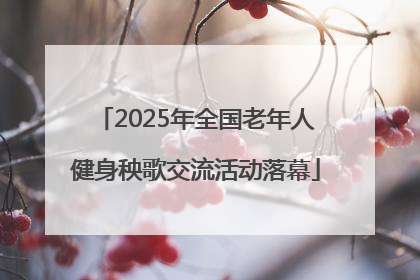 2025年全国老年人健身秧歌交流活动落幕