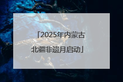 2025年内蒙古北疆非遗月启动
