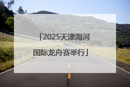 2025天津海河国际龙舟赛举行