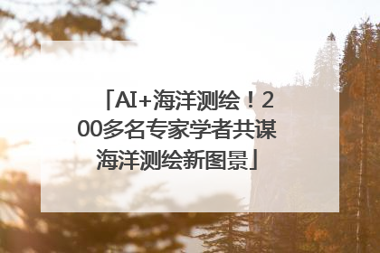 AI+海洋测绘！200多名专家学者共谋海洋测绘新图景